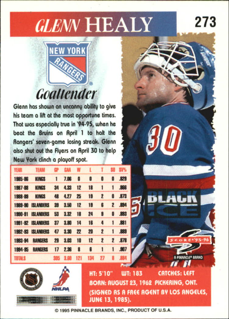 B4531- 1995-96 Score Black Ice Hockey Cards 201-330 -You Pick- 15+ FREE US SHIP - Picture 135 of 228