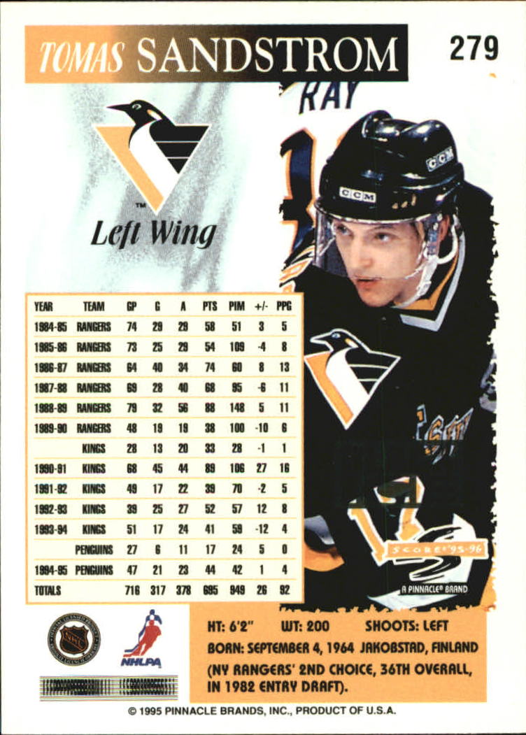 B4531- 1995-96 Score Black Ice Hockey Cards 201-330 -You Pick- 15+ FREE US SHIP - Picture 147 of 228