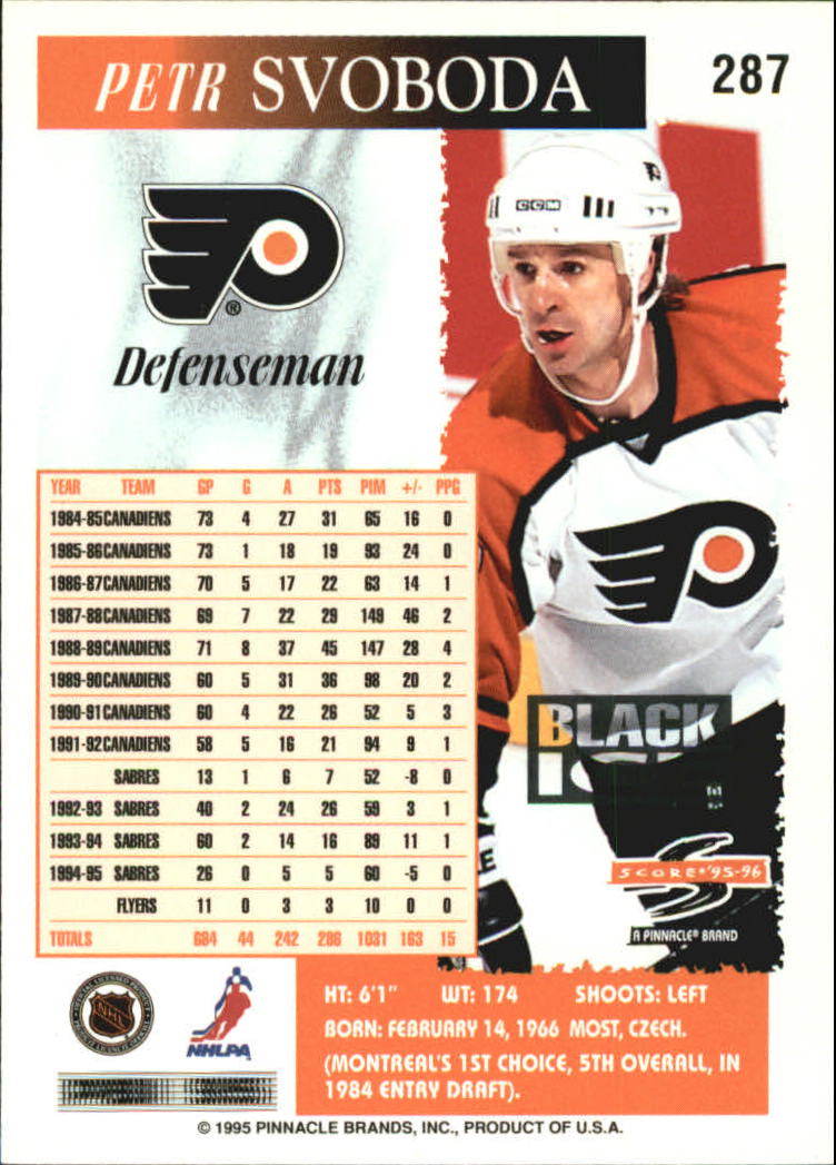 B4531- 1995-96 Score Black Ice Hockey Cards 201-330 -You Pick- 15+ FREE US SHIP - Picture 163 of 228