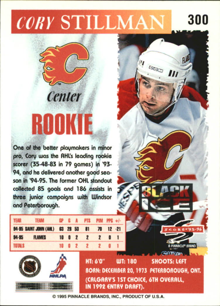 B4531- 1995-96 Score Black Ice Hockey Cards 201-330 -You Pick- 15+ FREE US SHIP - Picture 179 of 228