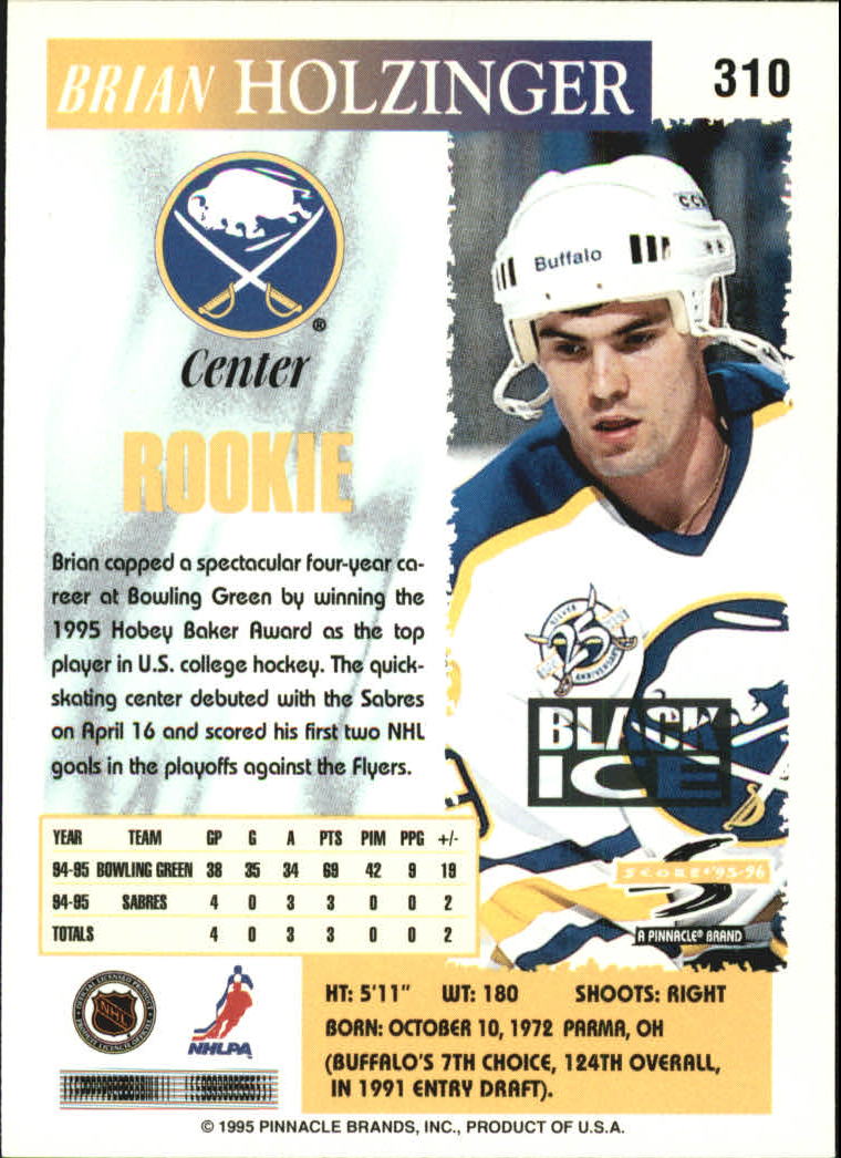 B4531- 1995-96 Score Black Ice Hockey Cards 201-330 -You Pick- 15+ FREE US SHIP - Picture 193 of 228