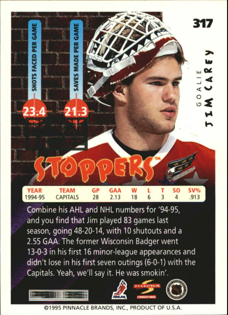 B4531- 1995-96 Score Black Ice Hockey Cards 201-330 -You Pick- 15+ FREE US SHIP - Picture 204 of 228