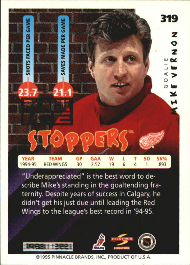 B4531- 1995-96 Score Black Ice Hockey Cards 201-330 -You Pick- 15+ FREE US SHIP - Picture 206 of 228