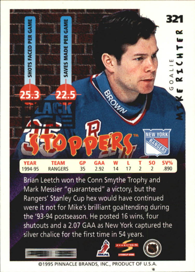 B4531- 1995-96 Score Black Ice Hockey Cards 201-330 -You Pick- 15+ FREE US SHIP - Picture 210 of 228
