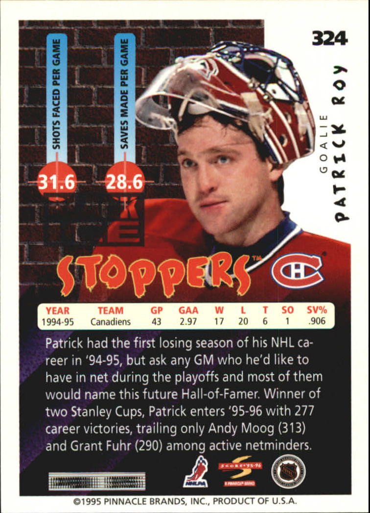B4531- 1995-96 Score Black Ice Hockey Cards 201-330 -You Pick- 15+ FREE US SHIP - Picture 216 of 228