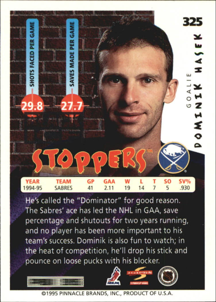 B4531- 1995-96 Score Black Ice Hockey Cards 201-330 -You Pick- 15+ FREE US SHIP - Picture 218 of 228