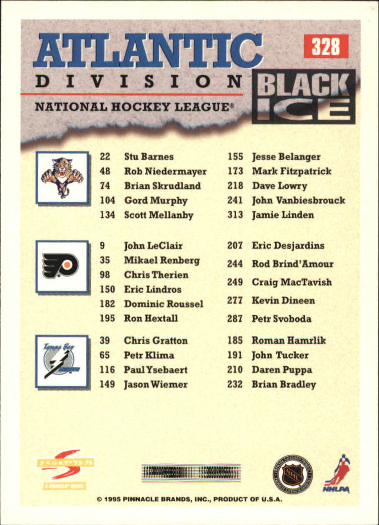 B4531- 1995-96 Score Black Ice Hockey Cards 201-330 -You Pick- 15+ FREE US SHIP - Picture 224 of 228