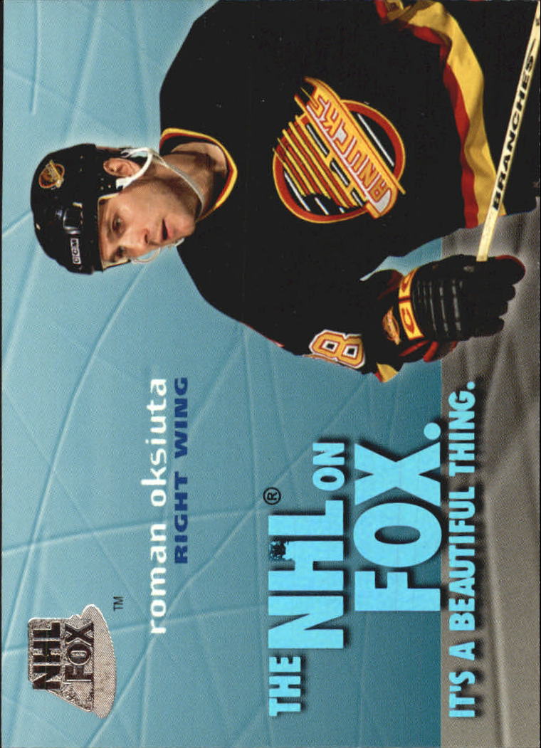 1995-96 SkyBox Impact NHL On Fox #2 Roman Oksiuta