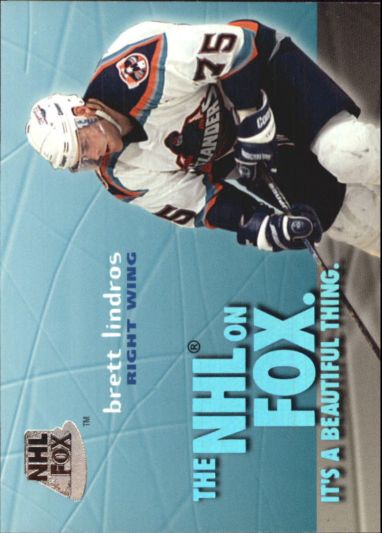 1995-96 SkyBox Impact NHL On Fox #12 Brett Lindros