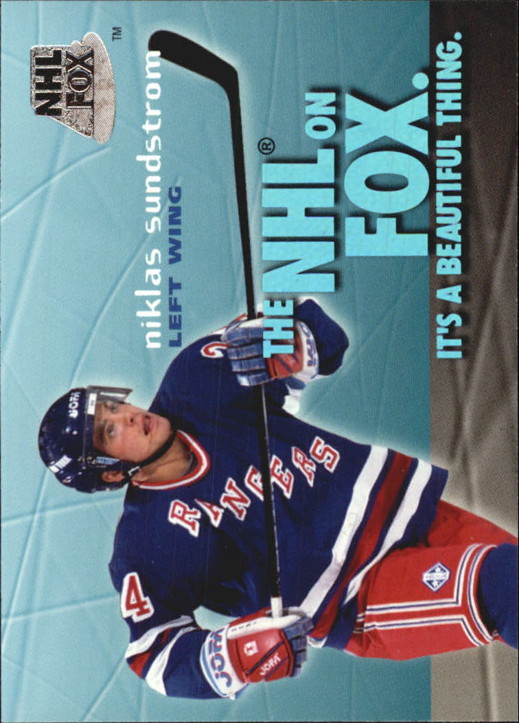 1995-96 SkyBox Impact NHL On Fox #16 Niklas Sundstrom