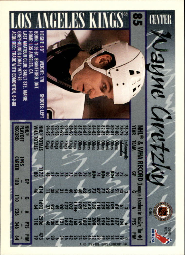 Sports Card Back