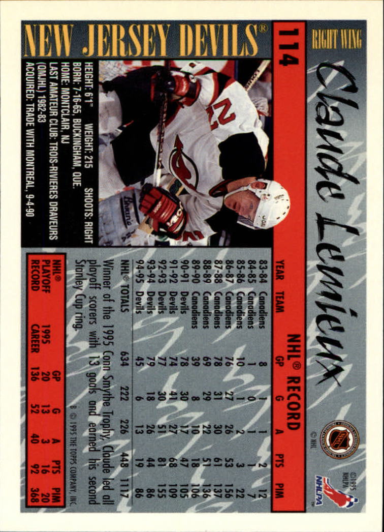 Sports Card Back