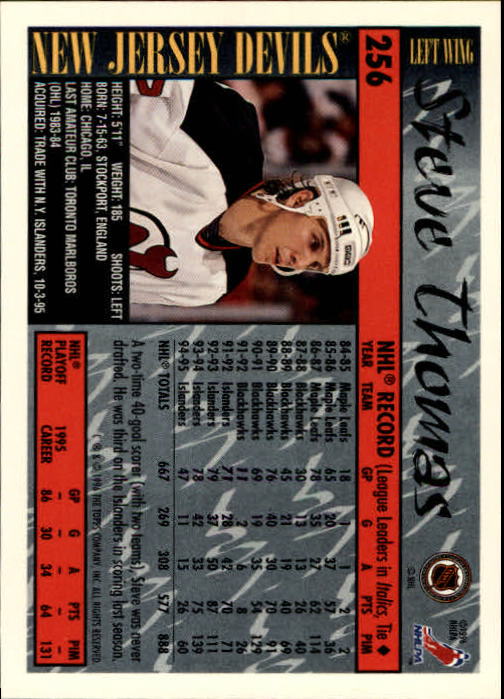 A5585- 1995-96 Topps Hockey Cards 251-385 +Inserts -You Pick- 15+ FREE US SHIP - Picture 13 of 255