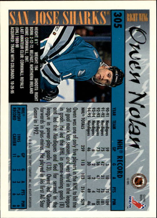 A5585- 1995-96 Topps Hockey Cards 251-385 +Inserts -You Pick- 15+ FREE US SHIP - Picture 99 of 255