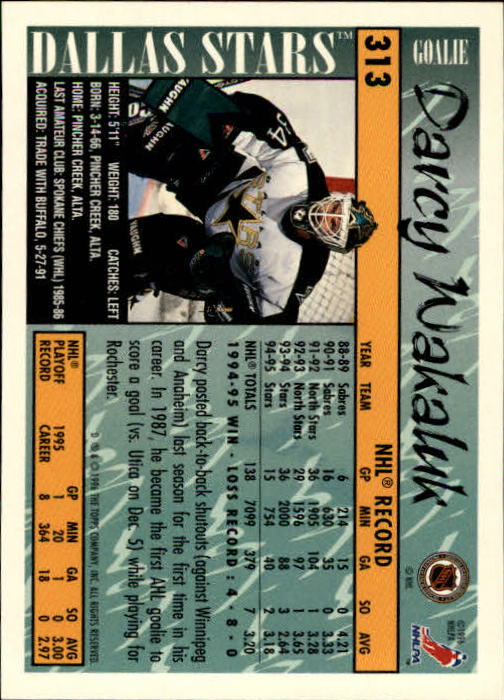 Sports Card Back