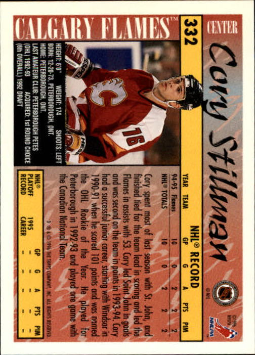 A5585- 1995-96 Topps Hockey Cards 251-385 +Inserts -You Pick- 15+ FREE US SHIP - Picture 149 of 255