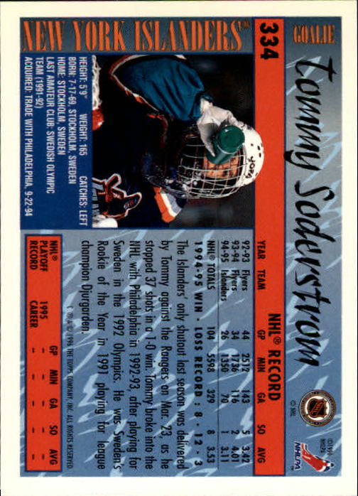 A5585- 1995-96 Topps Hockey Cards 251-385 +Inserts -You Pick- 15+ FREE US SHIP - Picture 153 of 255