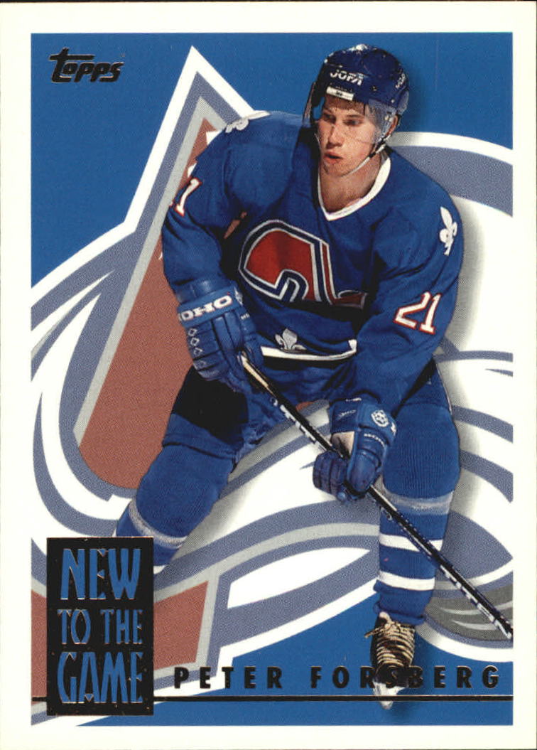 1995-96 Topps New To The Game #10NG Peter Forsberg