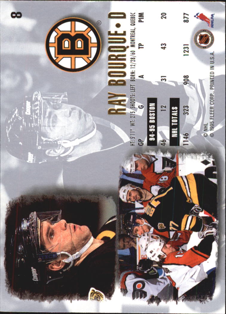 1995-96 Ultra #8 Ray Bourque back image