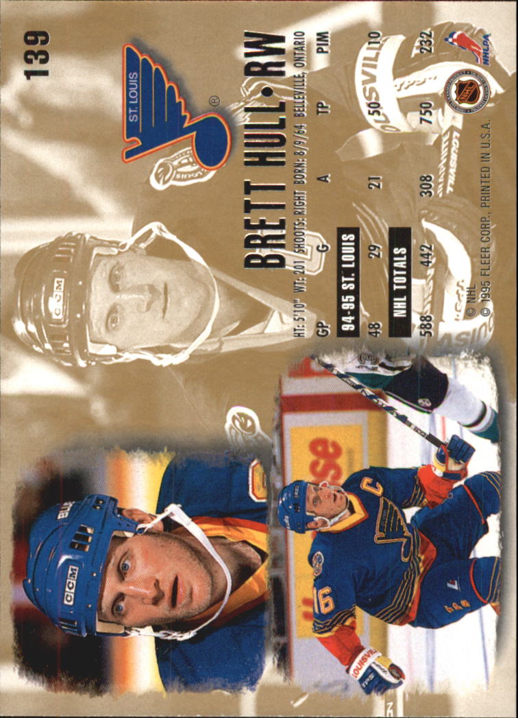 1995-96 Ultra #139 Brett Hull