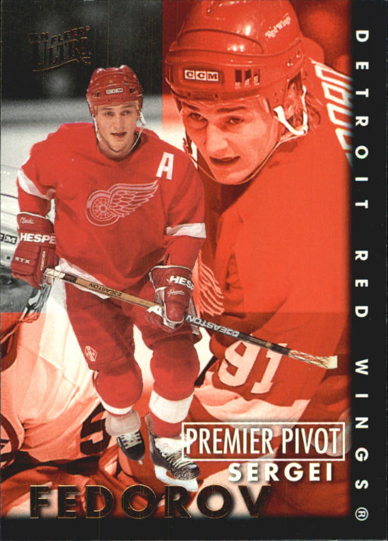 1995-96 Ultra Premier Pivots #1 Sergei Fedorov