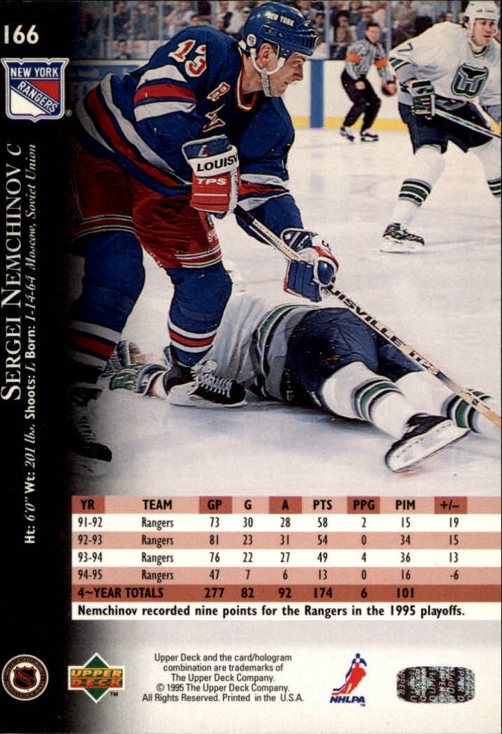 1995-96 Upper Deck - #279 Sergei Fedorov