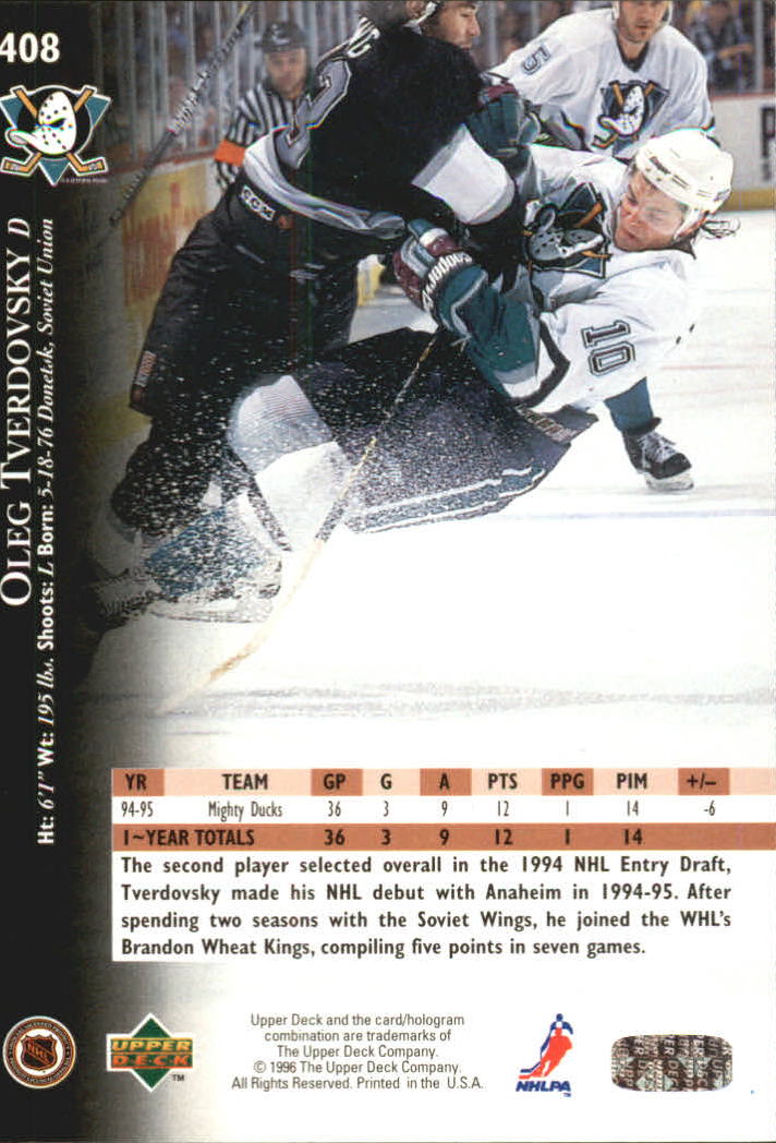 Sports Card Back