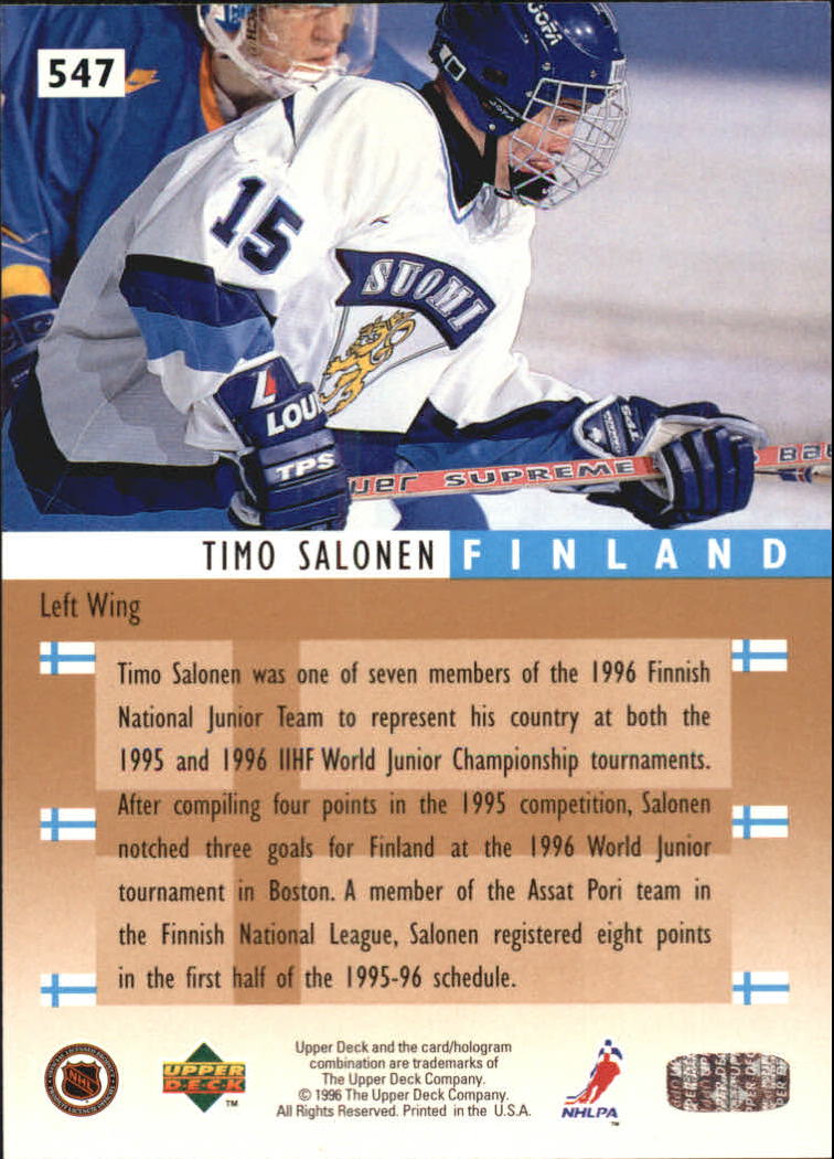 Sports Card Back
