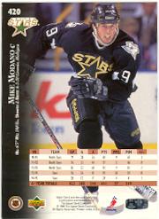 1995-96 Upper Deck Electric Ice #420 Mike Modano back image