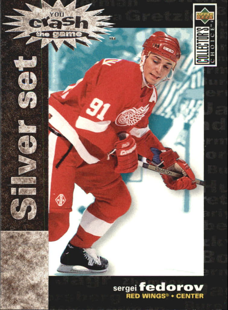 1995-96 Collector's Choice Crash the Game Silver Prize #C2 Sergei Fedorov