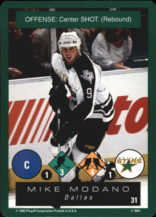 1995-96 Playoff One on One #31 Mike Modano back image