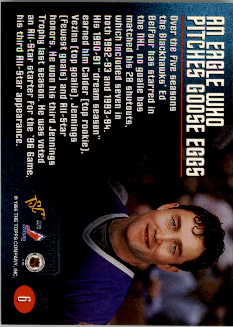 1996 Stadium Club Members Only 50 #6 Ed Belfour back image