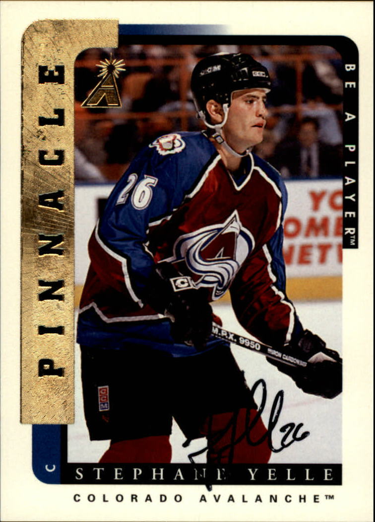 1996-97 Be A Player Autographs #15 Stephane Yelle