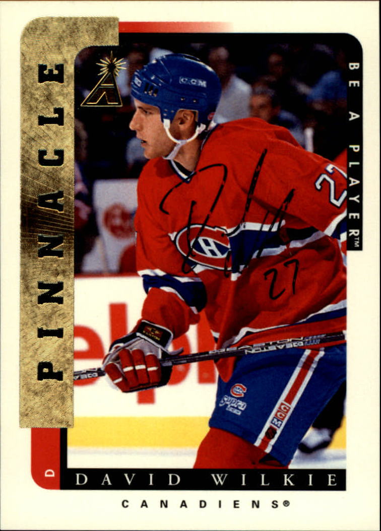 1996-97 Be A Player Autographs #108 David Wilkie