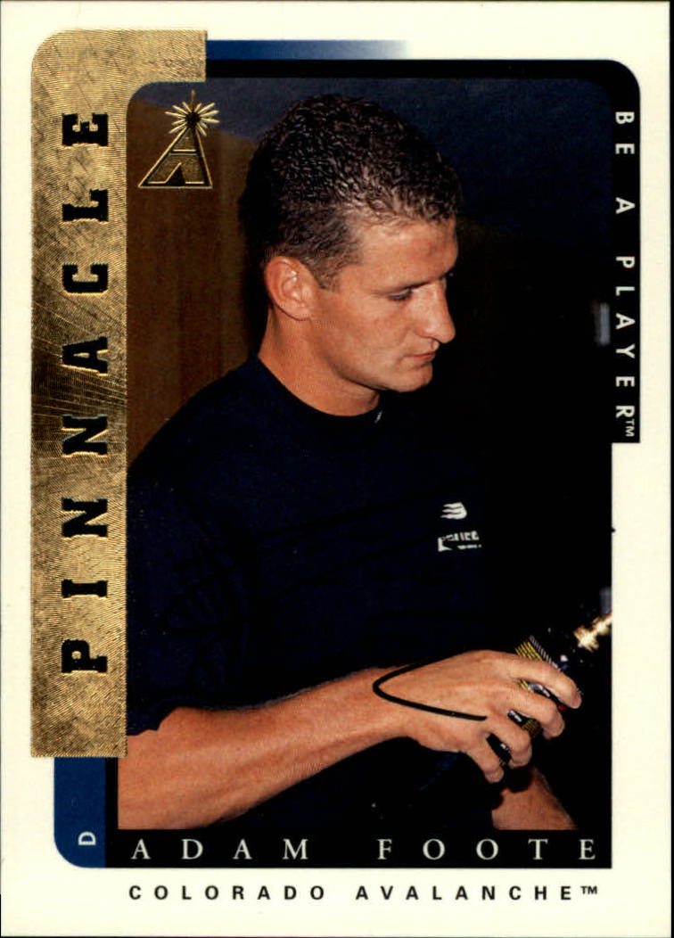 1996-97 Be A Player Autographs #196 Adam Foote