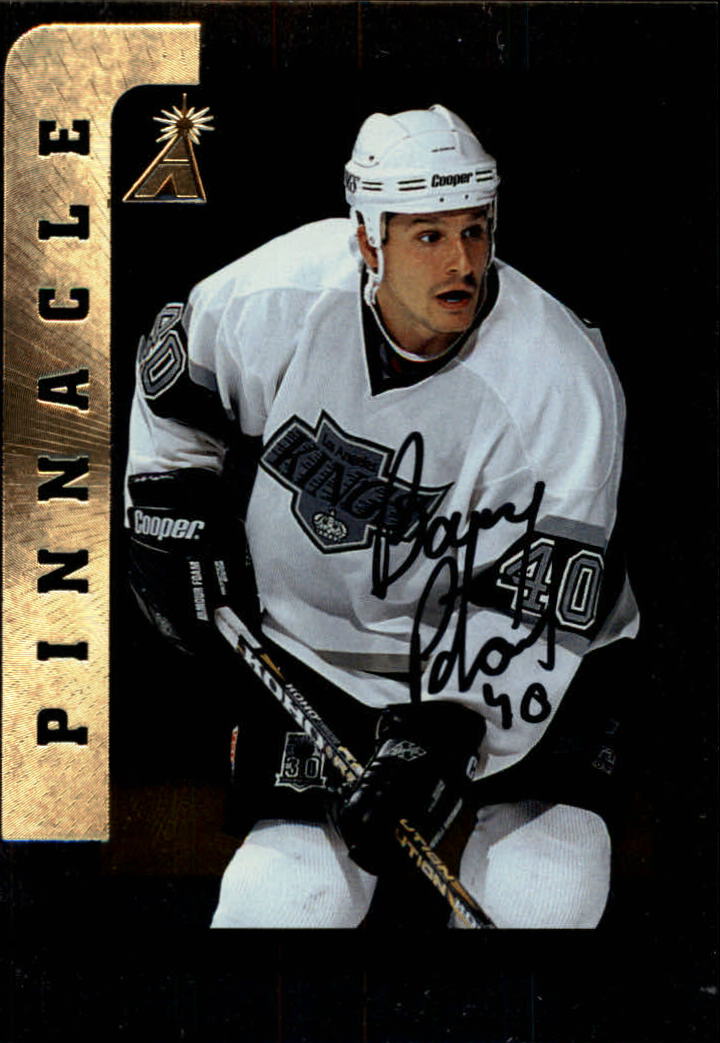 1996-97 Be A Player Autographs Silver #24 Barry Potomski