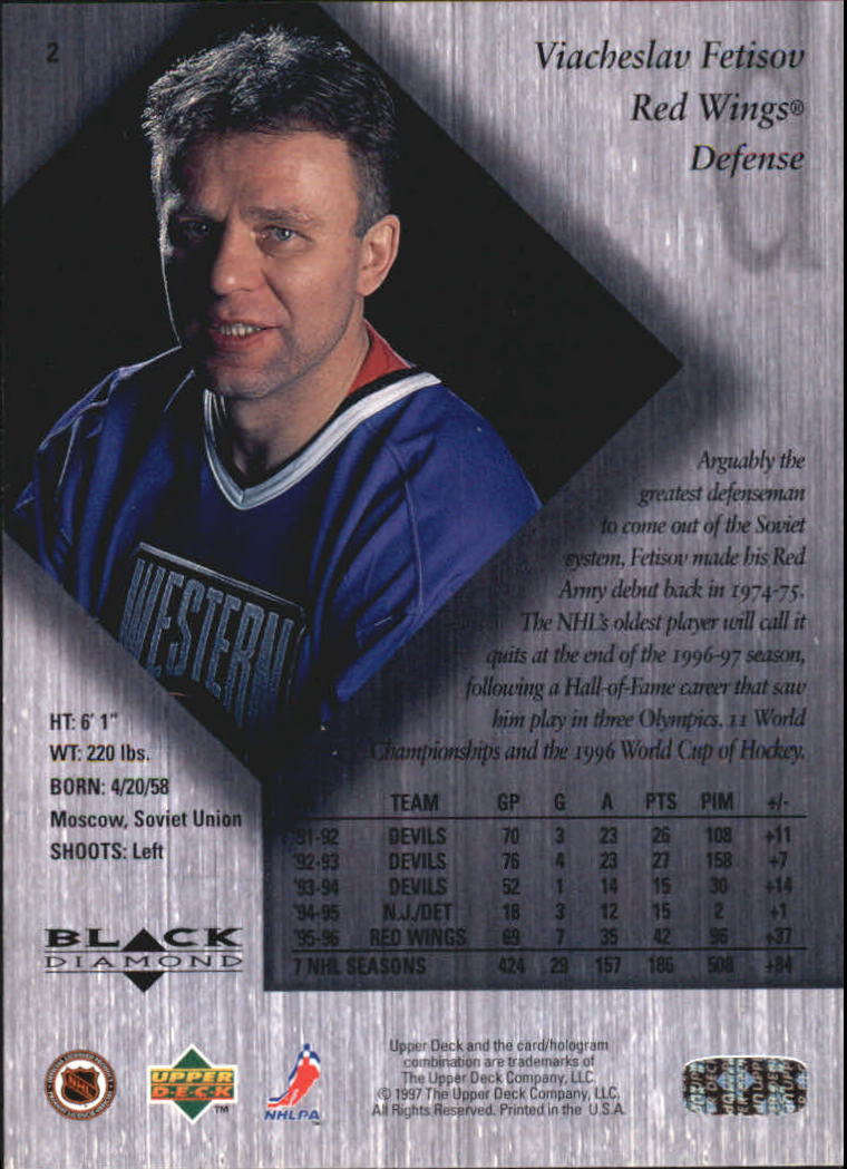A5228- 1996-97 Black Diamond Hk #s 1-90 +Rookies -You Pick- 15+ FREE US SHIP - Bild 5 von 223