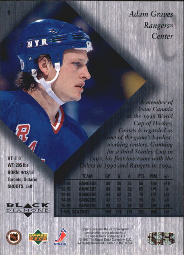 A5228- 1996-97 Black Diamond Hk #s 1-90 +Rookies -You Pick- 15+ FREE US SHIP - Bild 19 von 223