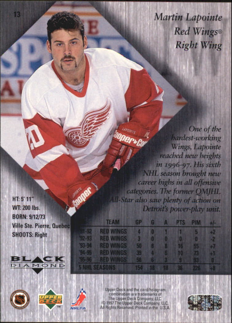 A5228- 1996-97 Black Diamond Hk #s 1-90 +Rookies -You Pick- 15+ FREE US SHIP - Bild 27 von 223