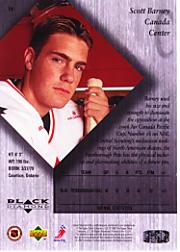 1996-97 Black Diamond #14 Scott Barney RC back image