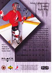 1996-97 Black Diamond #24 Adam Colagiacomo RC back image