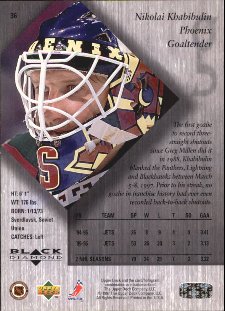 A5228- 1996-97 Black Diamond Hk #s 1-90 +Rookies -You Pick- 15+ FREE US SHIP - Bild 73 von 223