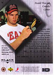 1996-97 Black Diamond #38 Daniel Tkaczuk RC back image
