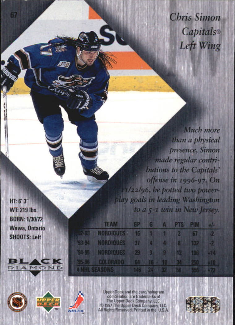 A5228- 1996-97 Black Diamond Hk #s 1-90 +Rookies -You Pick- 15+ FREE US SHIP - Bild 135 von 223