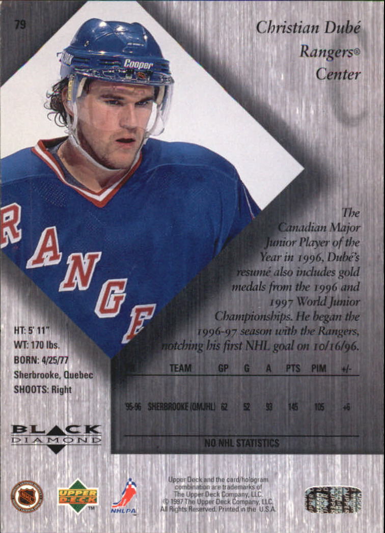 A5228- 1996-97 Black Diamond Hk #s 1-90 +Rookies -You Pick- 15+ FREE US SHIP - Bild 159 von 223