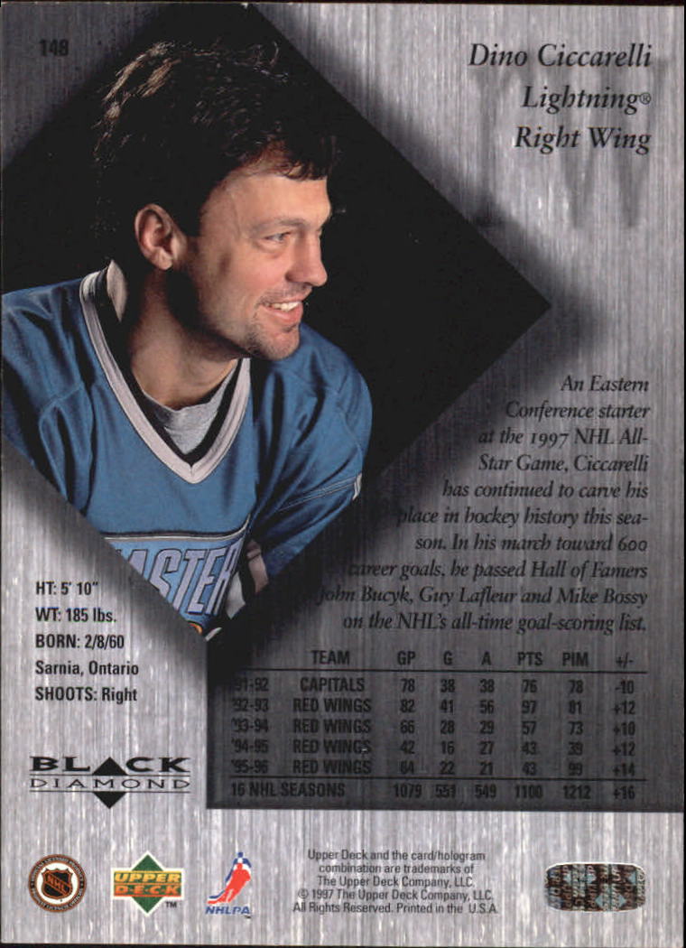 A5228- 1996-97 Black Diamond Hk #s 1-90 +Rookies -You Pick- 15+ FREE US SHIP - Bild 223 von 223