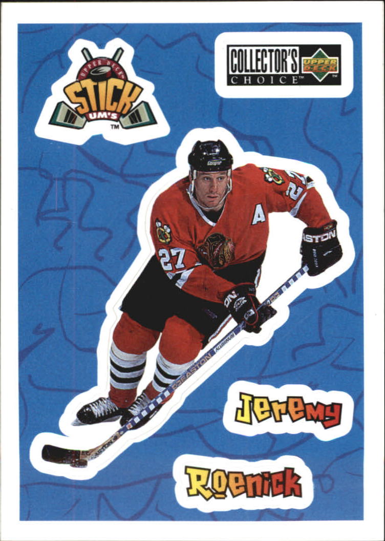 1996-97 Collector's Choice Stick'Ums #S6 Jeremy Roenick