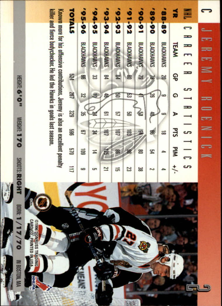 A5561- 1996-97 Donruss Hockey Cards 1-240 +Rookies -You Pick- 15+ FREE US SHIP - Picture 3 of 437