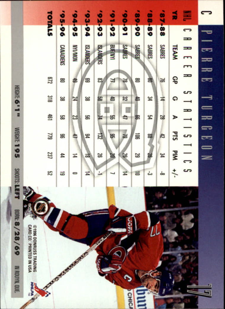 A5561- 1996-97 Donruss Hockey Cards 1-240 +Rookies -You Pick- 15+ FREE US SHIP - Picture 29 of 437