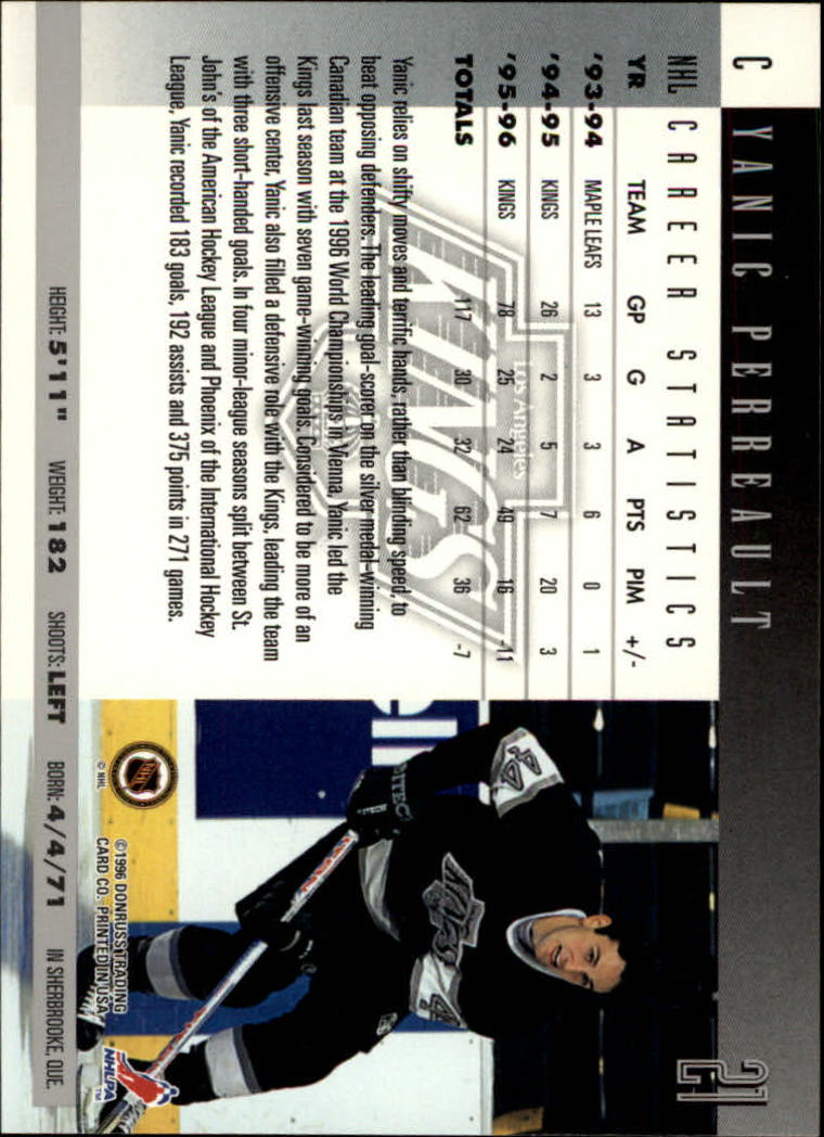 A5561- 1996-97 Donruss Hockey Cards 1-240 +Rookies -You Pick- 15+ FREE US SHIP - Picture 37 of 437